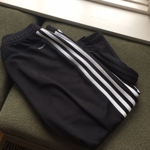Adidas Three Stripe Track Pants
